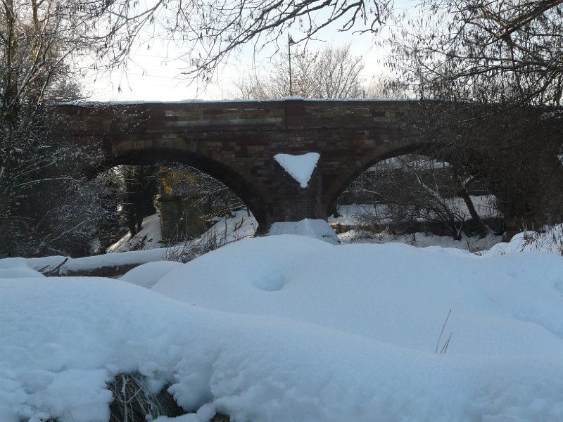 P1180431.JPG - More snow at the bridge - Alastair Seagroatt